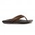 Mea Ola Men's Leather Beach Sandals - Dark Java