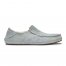 Nohea Women's Leather Slippers - Pale Grey