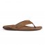 Tuahine Men's Leather Beach Sandals - Toffee