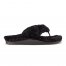 Kipe'a Heu Women's Slipper Sandals - Black