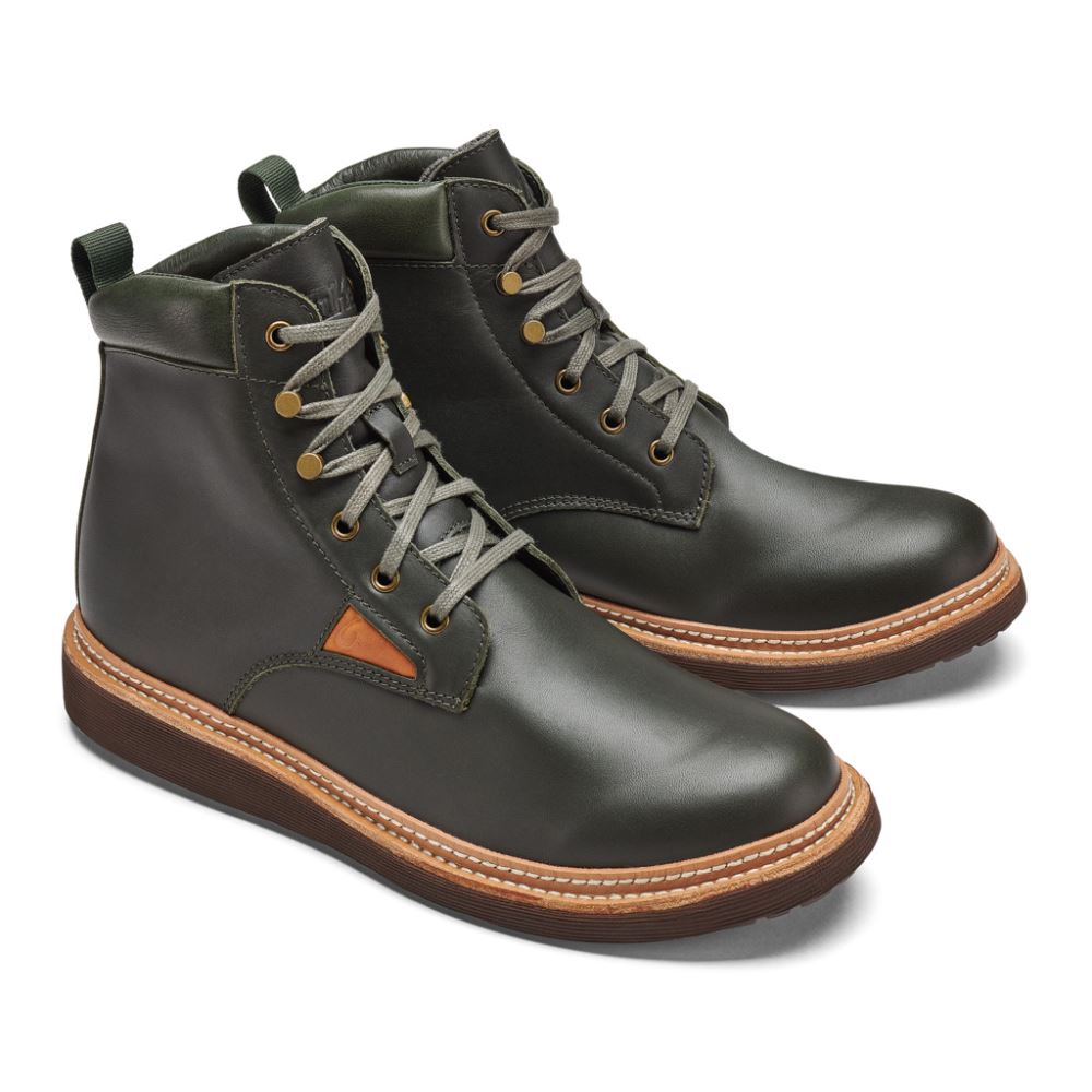 Kilakila Men's Leather Boots - Nori